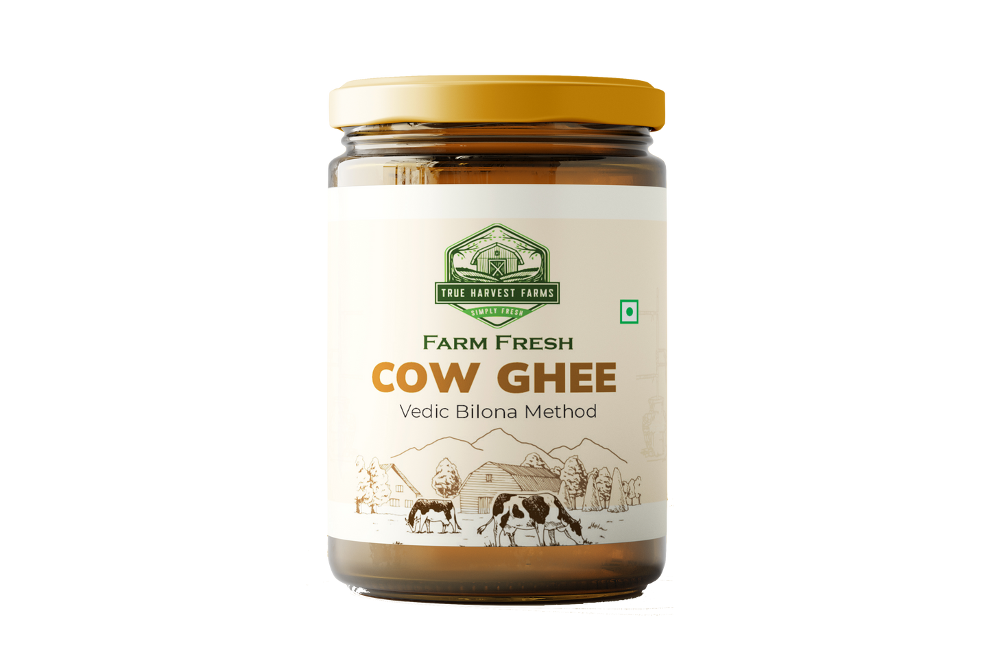 TRUE HARVEST Farm Fresh Bilona Cow Ghee
