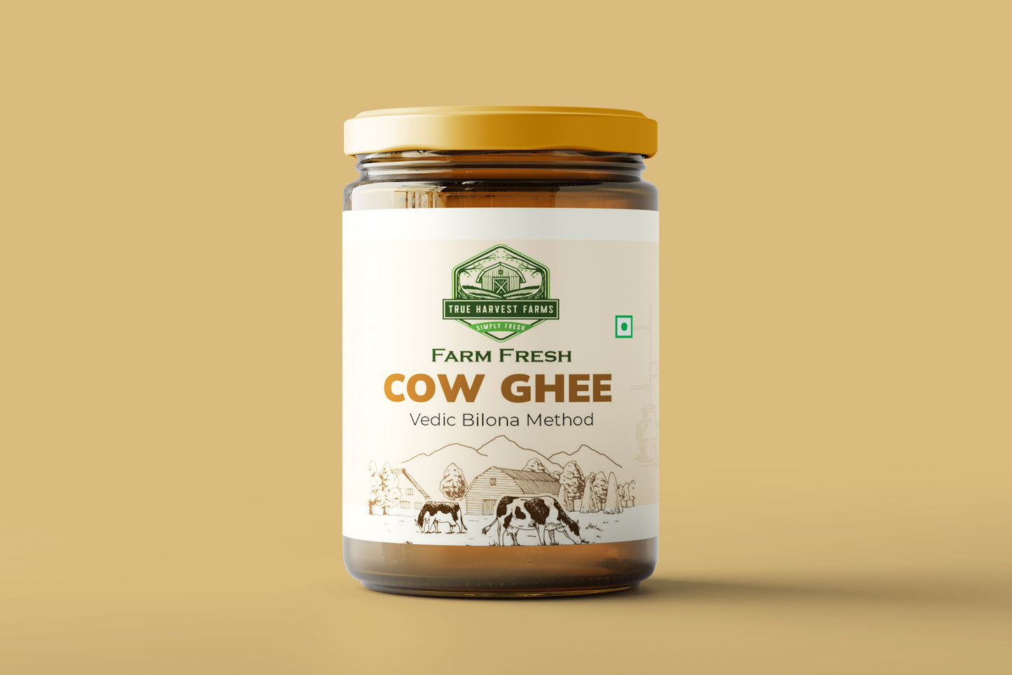 TRUE HARVEST FARMS Fresh Bilona Cow Ghee